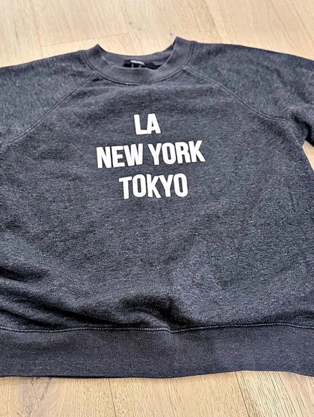 Forever 21 LA New York Tokyo Graphic Crewneck Sweatshirt